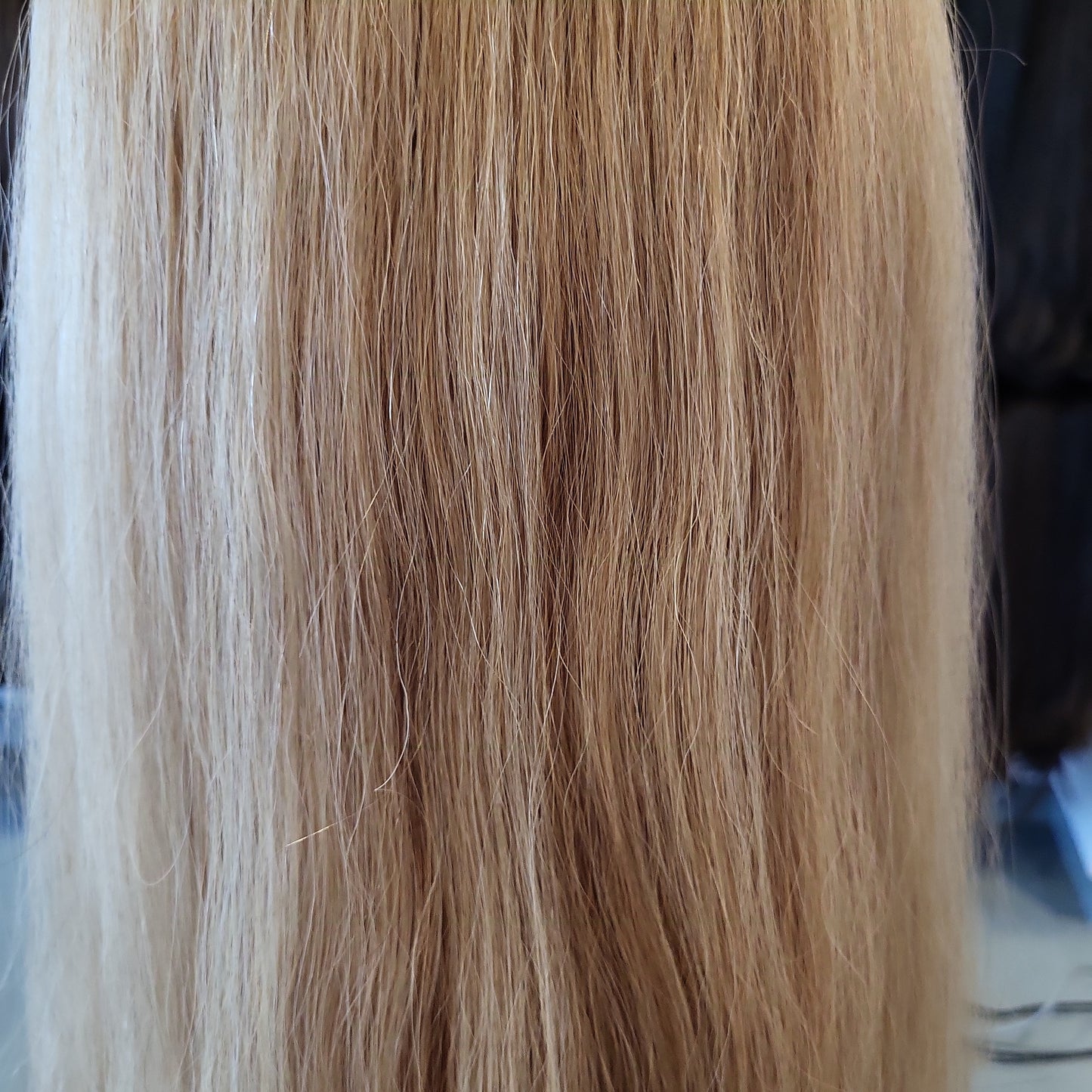 100% Real Human Hair Hat Fall Wig in Color #6 #13 Blonde