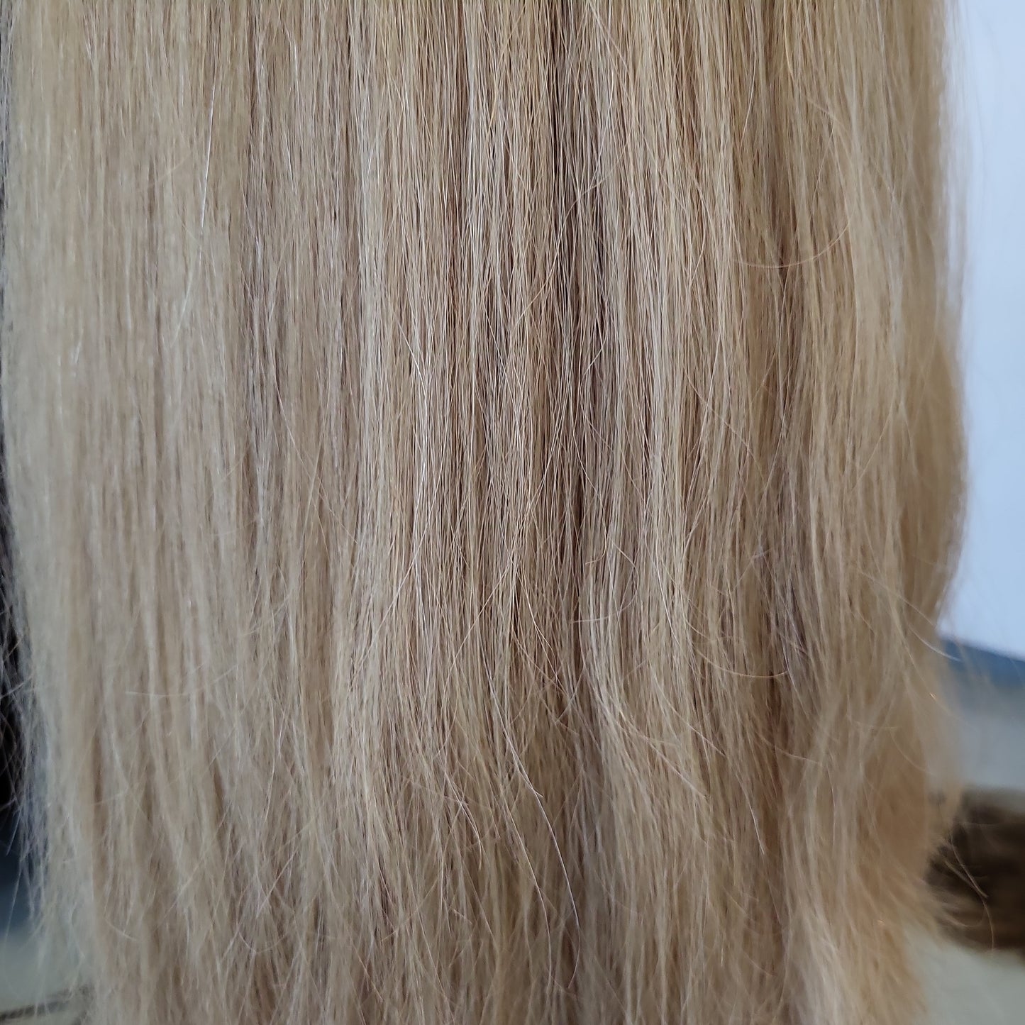 100% Real Human Hair Hat Fall Wig in Color #6 #13 Blonde