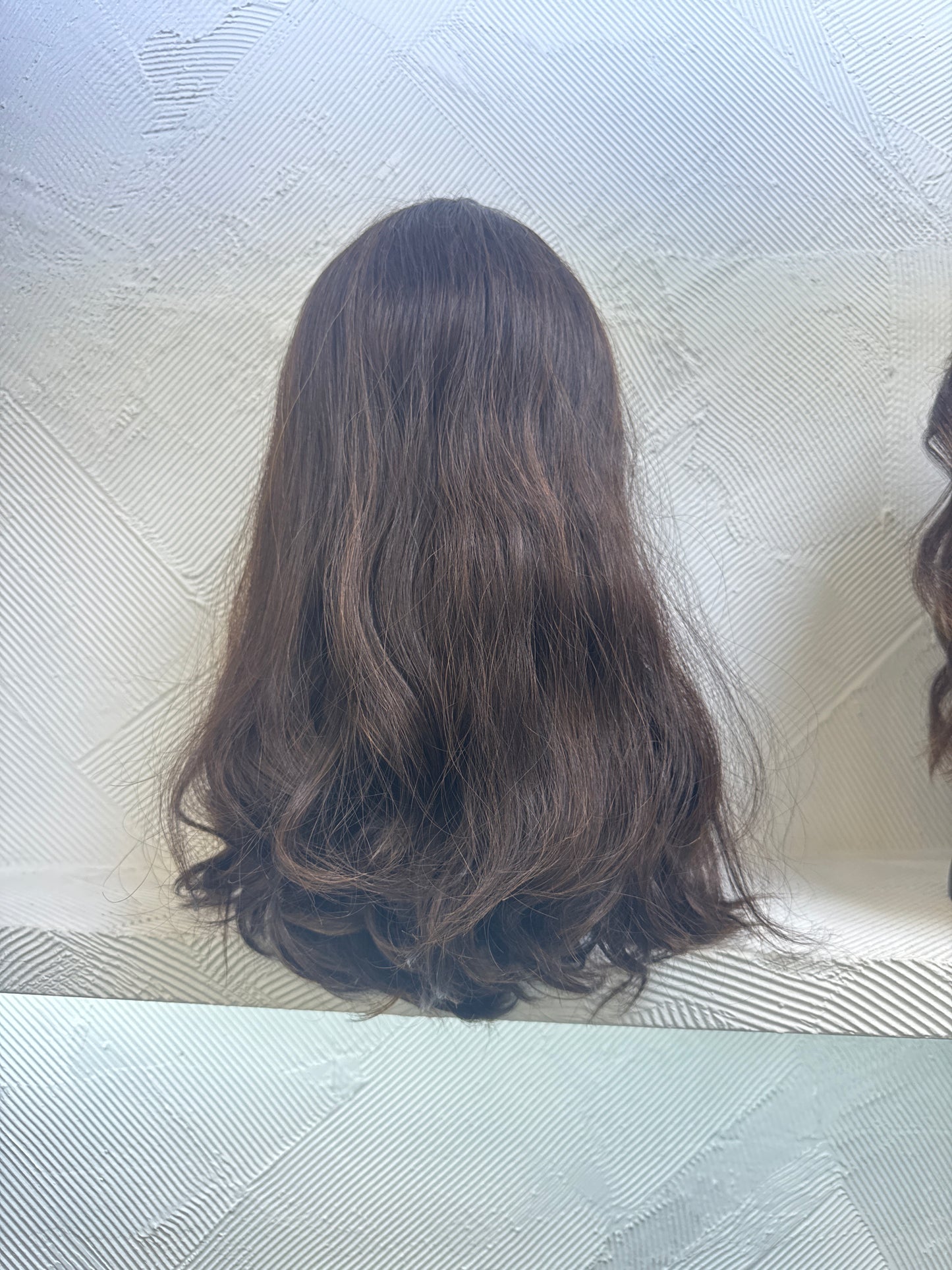 TNT by Tallie - 20 Inch Lace Top Wig - Color #2 #8 – Dark Brown, Light Brown – Medium Cap – Wavy – No Layers – Virgin 100% Human Hair