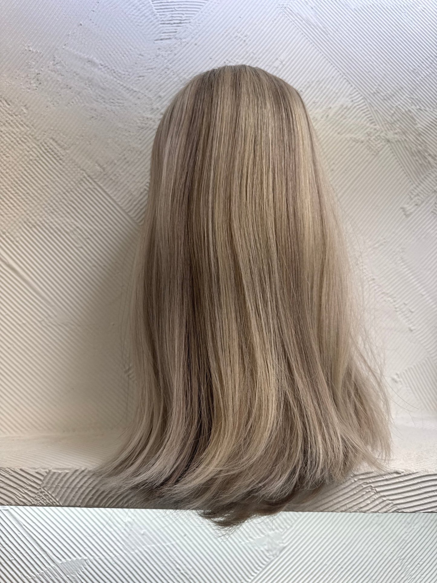 Tallie's Custom Chestnut Blend Lace Top Wig, 19 Inch | Straight | Medium Cap Human Hair Lace Top Wig | Tallie Wigs Los Angeles