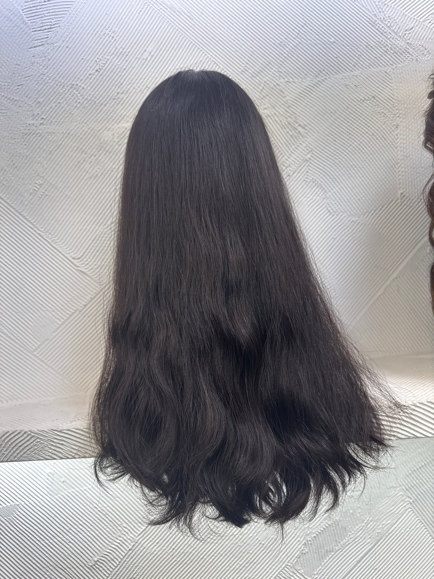 TNT by Tallie - 21 Inch Lace Top Wig - Color #2 – Dark Brown – Medium Cap – Wavy – No Layers – Virgin 100% Human Hair