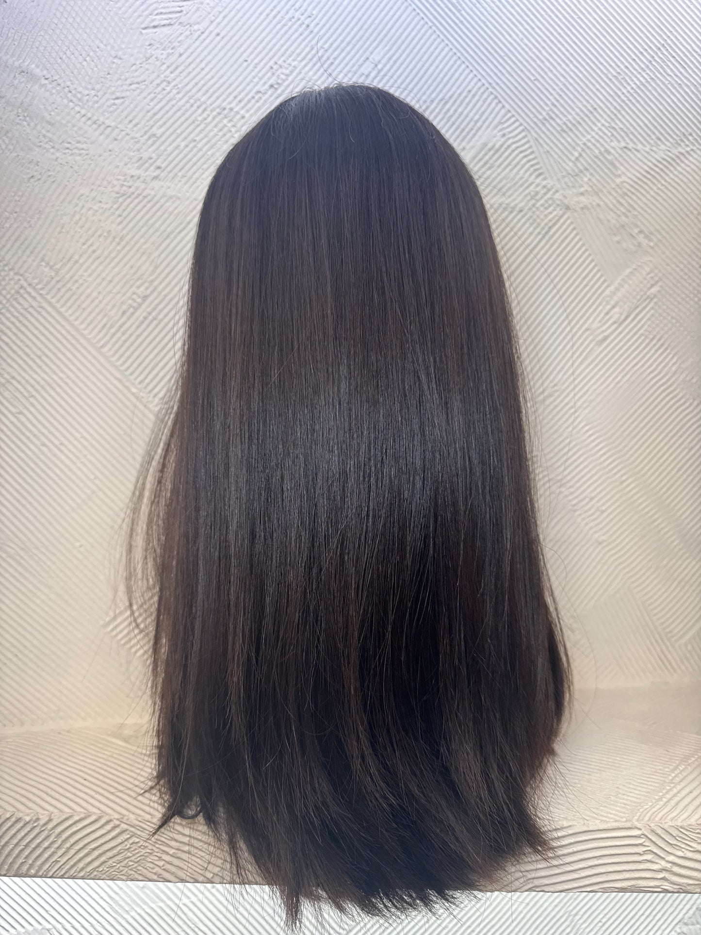 TNT by Tallie - 21 Inch Lace Top Wig - Color #2 – Dark Brown – Medium Cap – Wavy – Slight Layers – Virgin 100% Human Hair