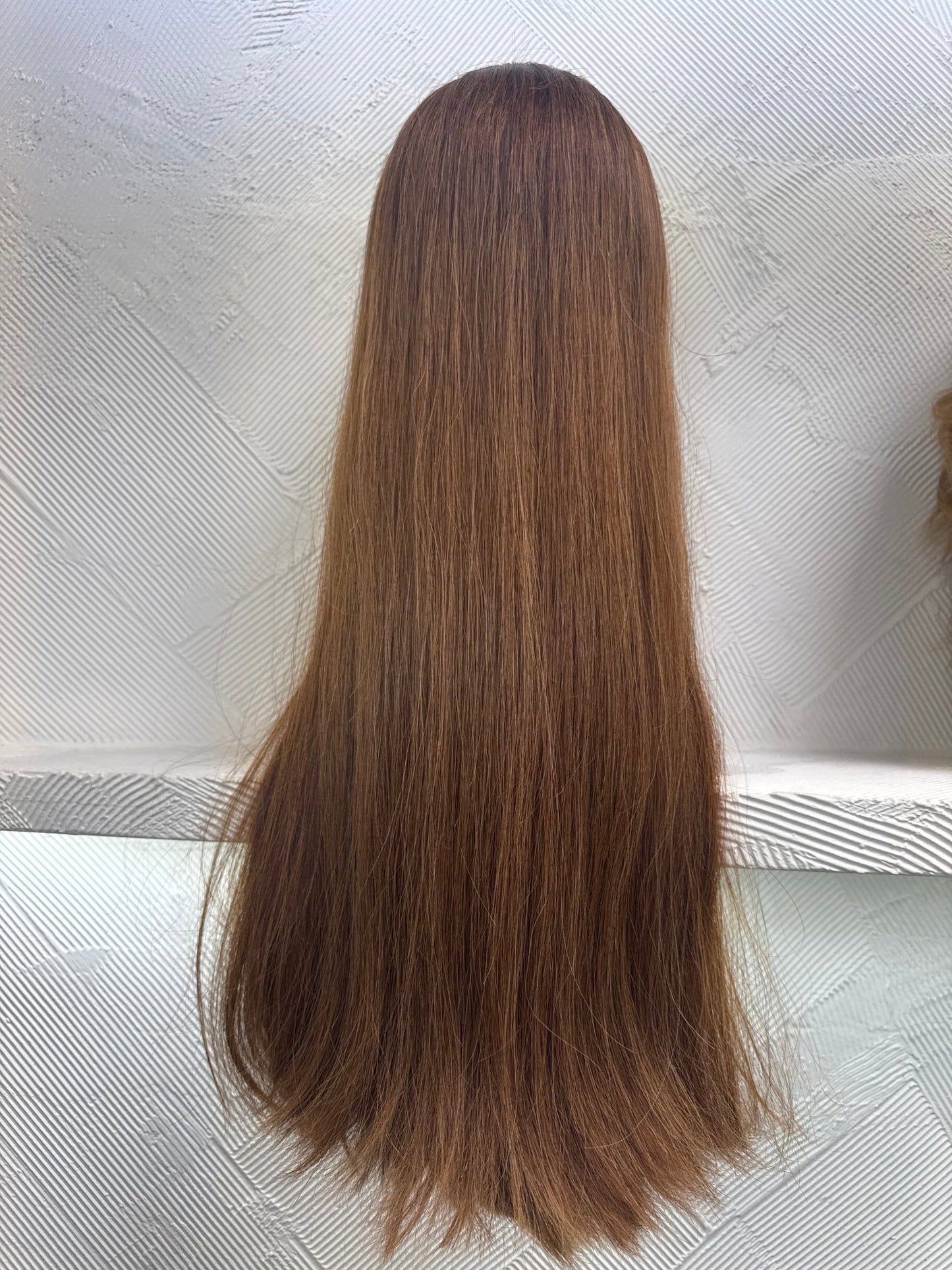 26" Human Hair Lace Top Wig | Balayage Blonde | Medium Cap | Straight Human Hair Lace Top Wig | Tallie Wigs Los Angeles