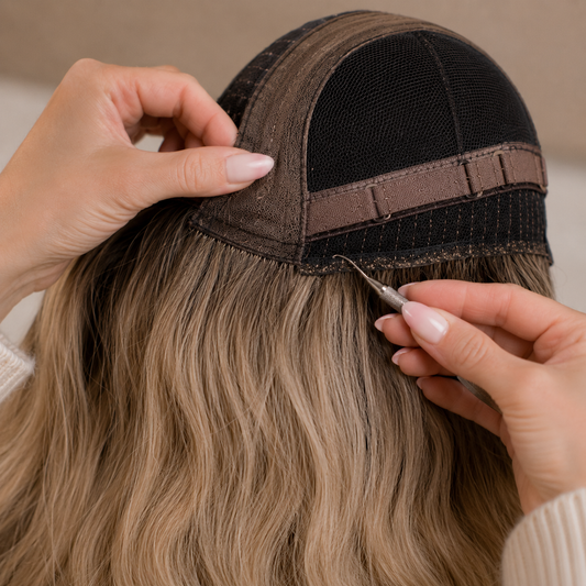 Add Human Hair to Wig - Ventilating Repair (Drop-Off)